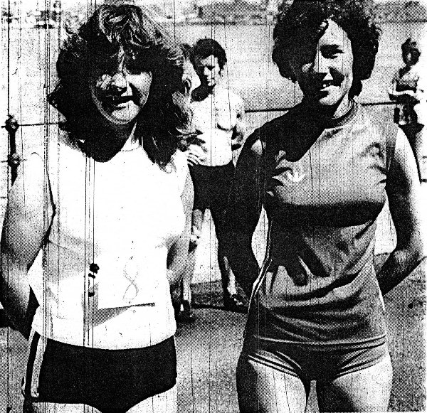 Pictured are the winners in the ladies' race, Christine McGee (left), 2nd: and Ann Brimage, 1st, both representing Wallasey Athletic Club.