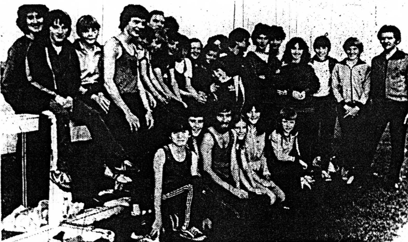 Members of Wallasey Athletic Club pictured before a training sessions at Woodchurch Community Centre.