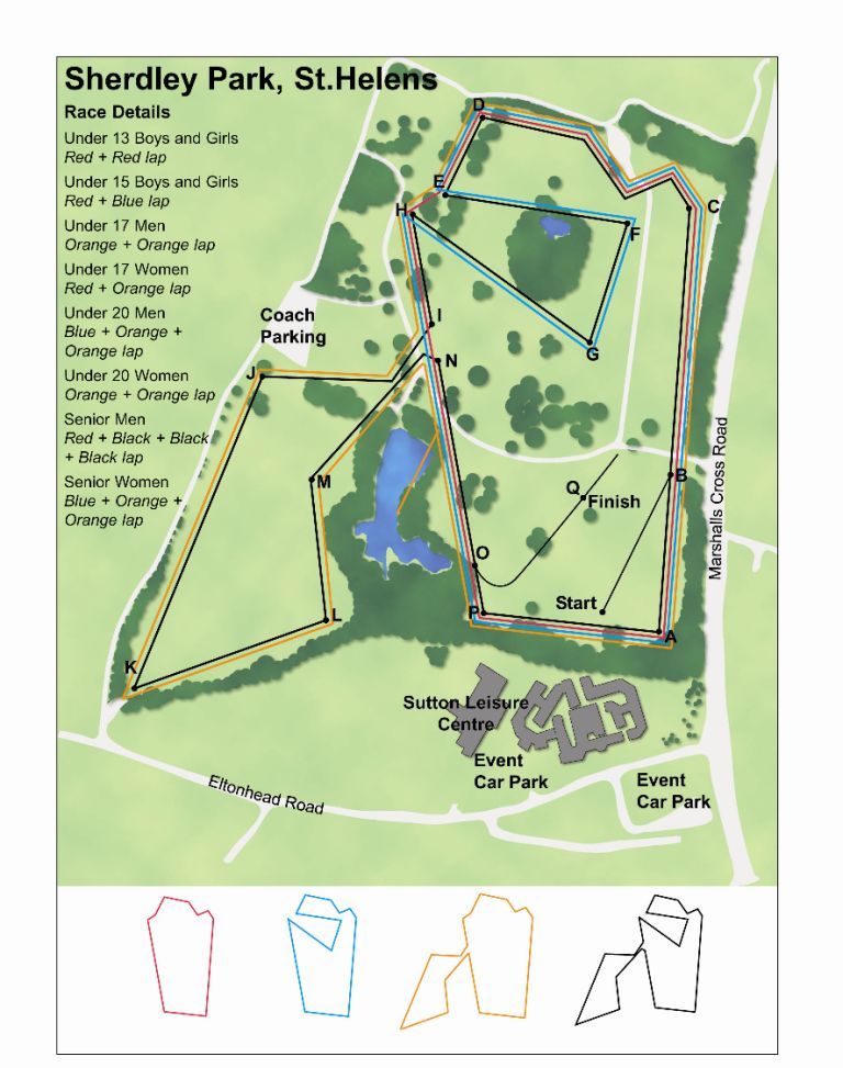 St. Helens Course Map