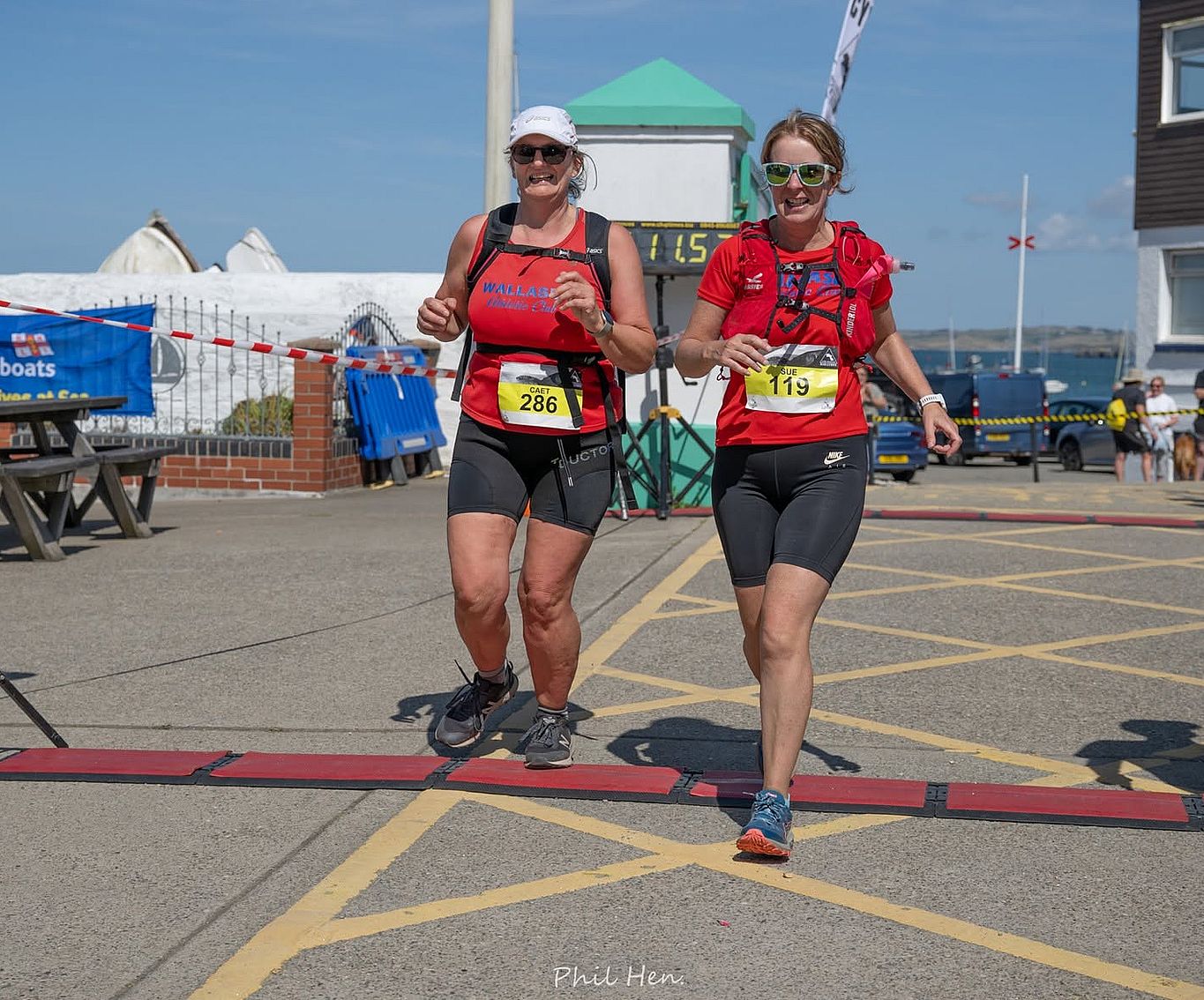 Caet Cuthbert and Sue Reynolds