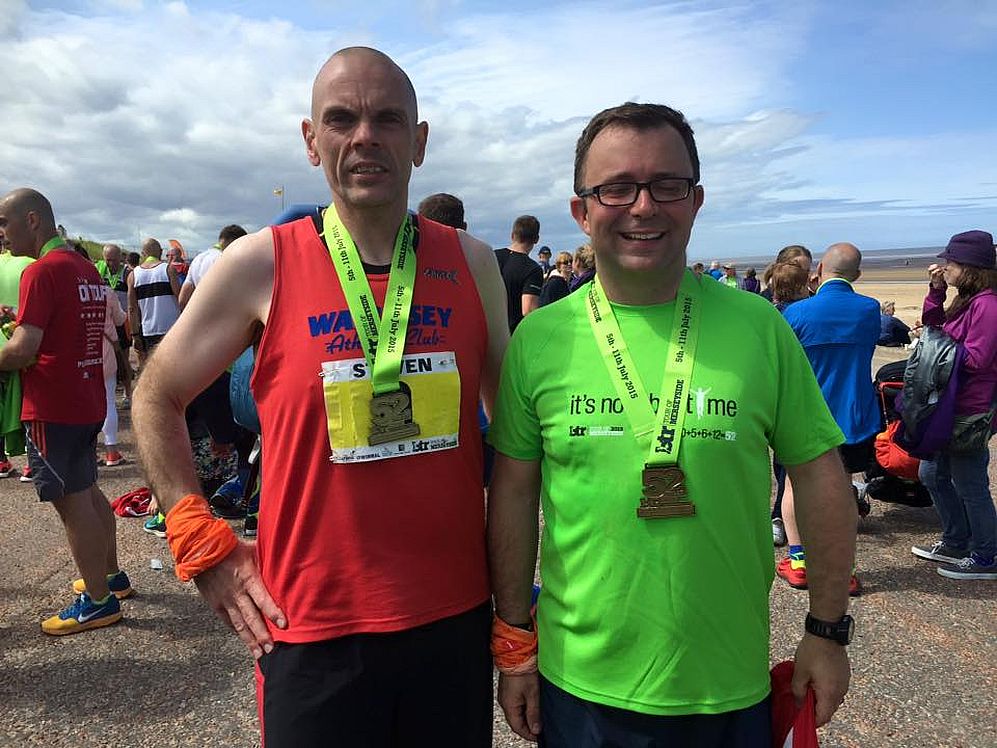 Steve Armstrong and Mark Humphreys after the 6 races